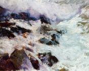 华金索罗利亚巴斯蒂达 - Sea and rocks (Javea)